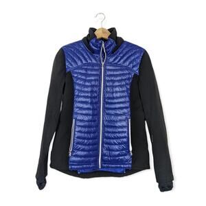 Halifax Traders Black & Blue Down Front Coat